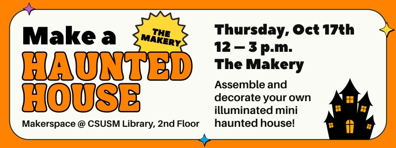 Image for the Spotlight on Make a Haunted House Workshop