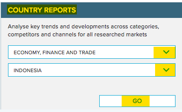 Image of Country Search filled in with Indonesia Image of Country Search filled in with Indonesia