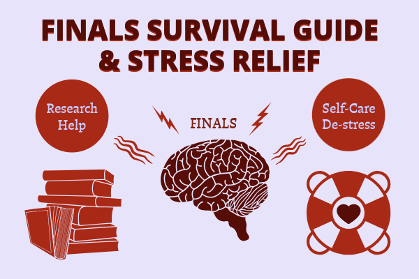 Image of a brain between a stack of books and a life ring